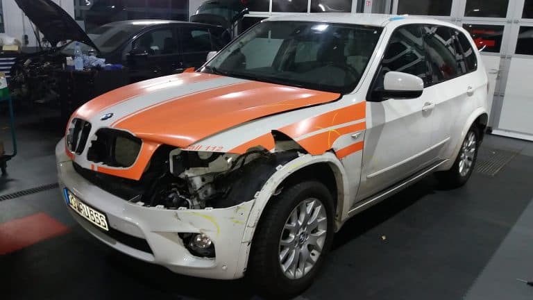 Unfallschaden an einem BMW X5