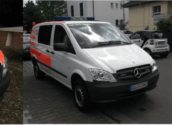 Der instandgesetzte Mercedes Vito nach der Reparatur